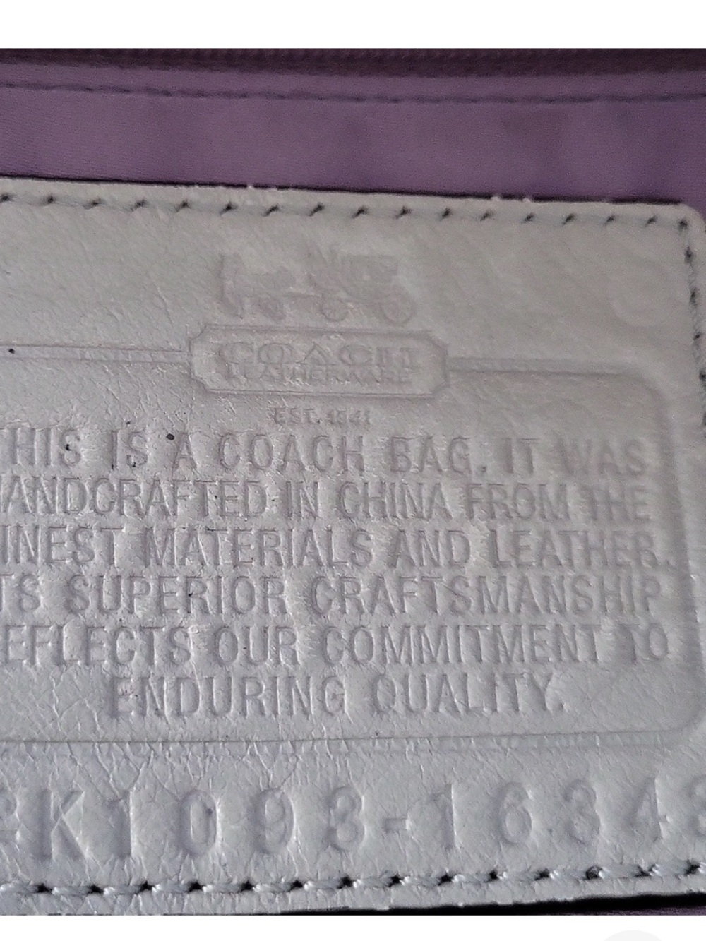 Coach leather bag - Picture 6 of 6